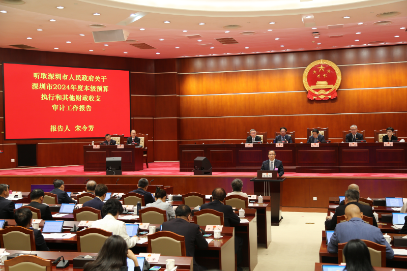 深圳市审计局向市人大常委会报告2024年度市本级预算执行和其他财政收支审计工作
