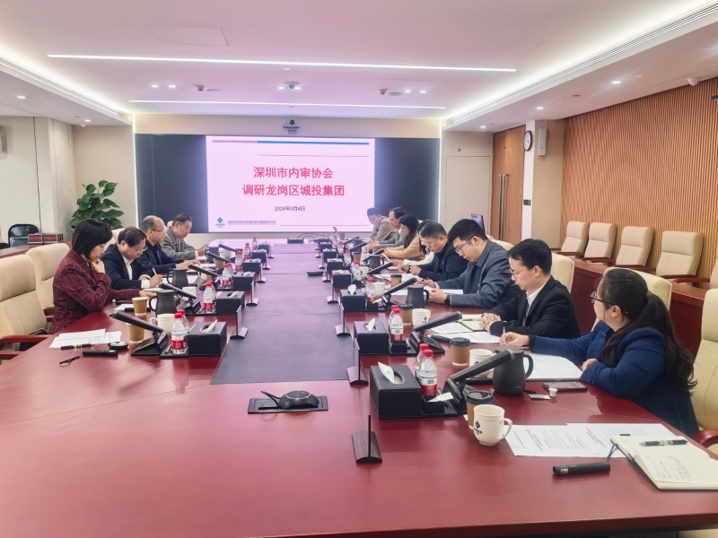 市内部审计协会赴龙岗城投集团调研内部审计工作